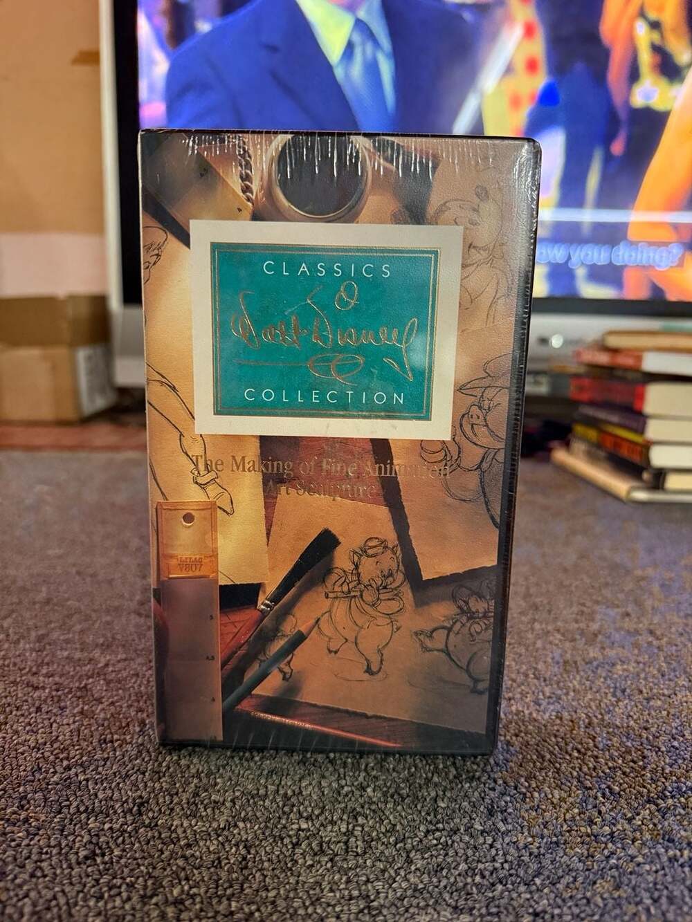 Disney Classics Collection The Making of Fine Animation Art Sculpture VHS